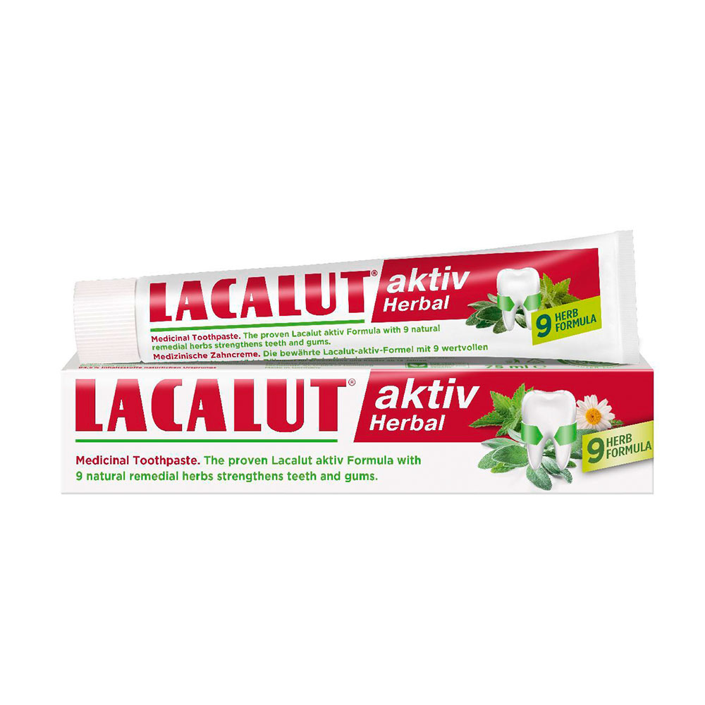 LACALUT Aktív Herbal fogkrém (75ml)