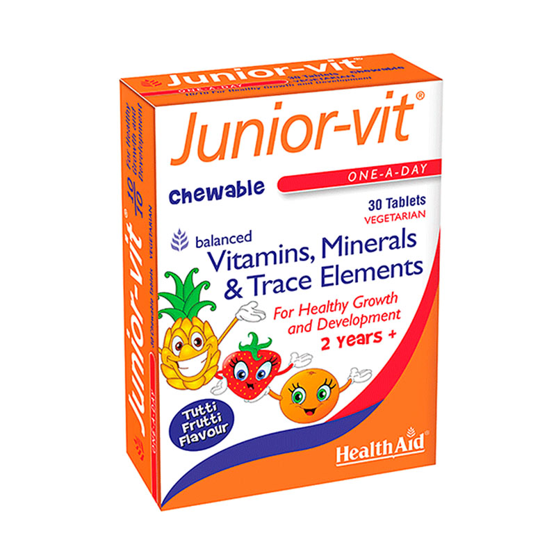 HEALTHAID Junior-Vit rágótabletta (30db)  