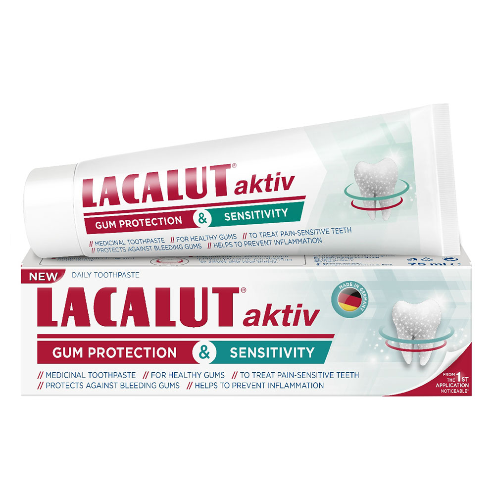 LACALUT Aktiv Gum Protection & Sensitivity fogkrém (75ml)