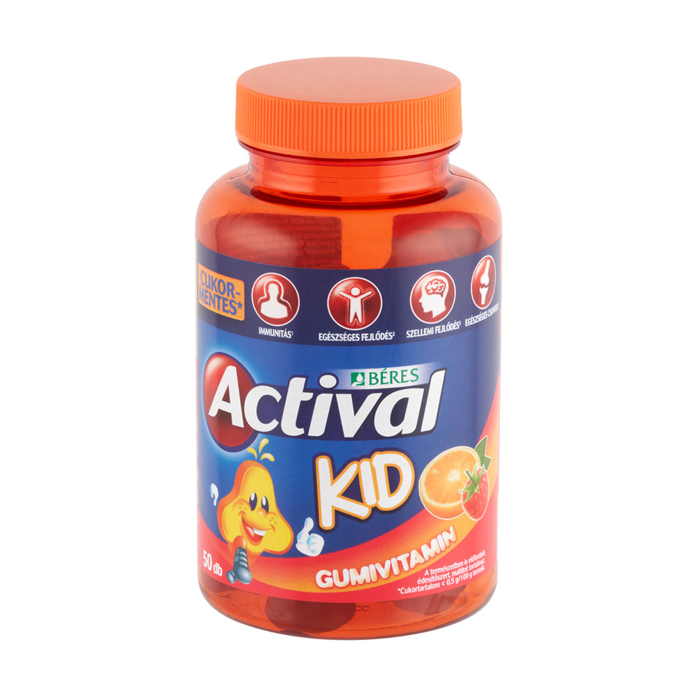 ACTIVAL Kid gumivitamin gumitabletta (50db)