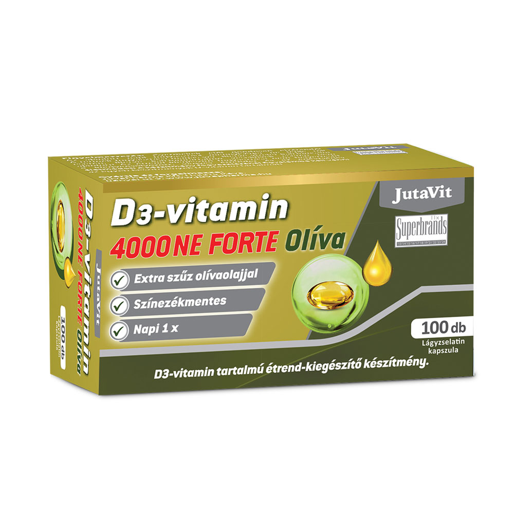 JUTAVIT D3-vitamin 4000NE Oliva FORTE kapszula (100db)