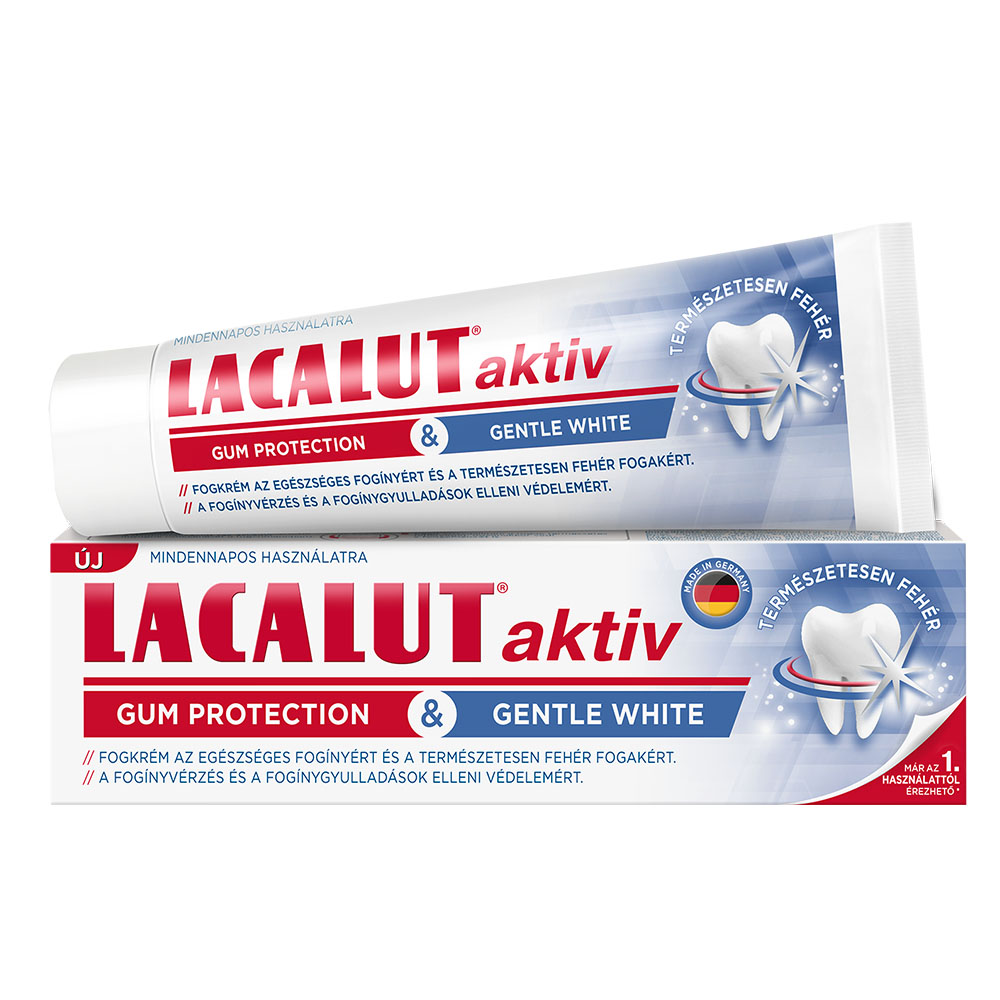 LACALUT Aktiv Gum Protection & Gentle White fogkrém (75ml)