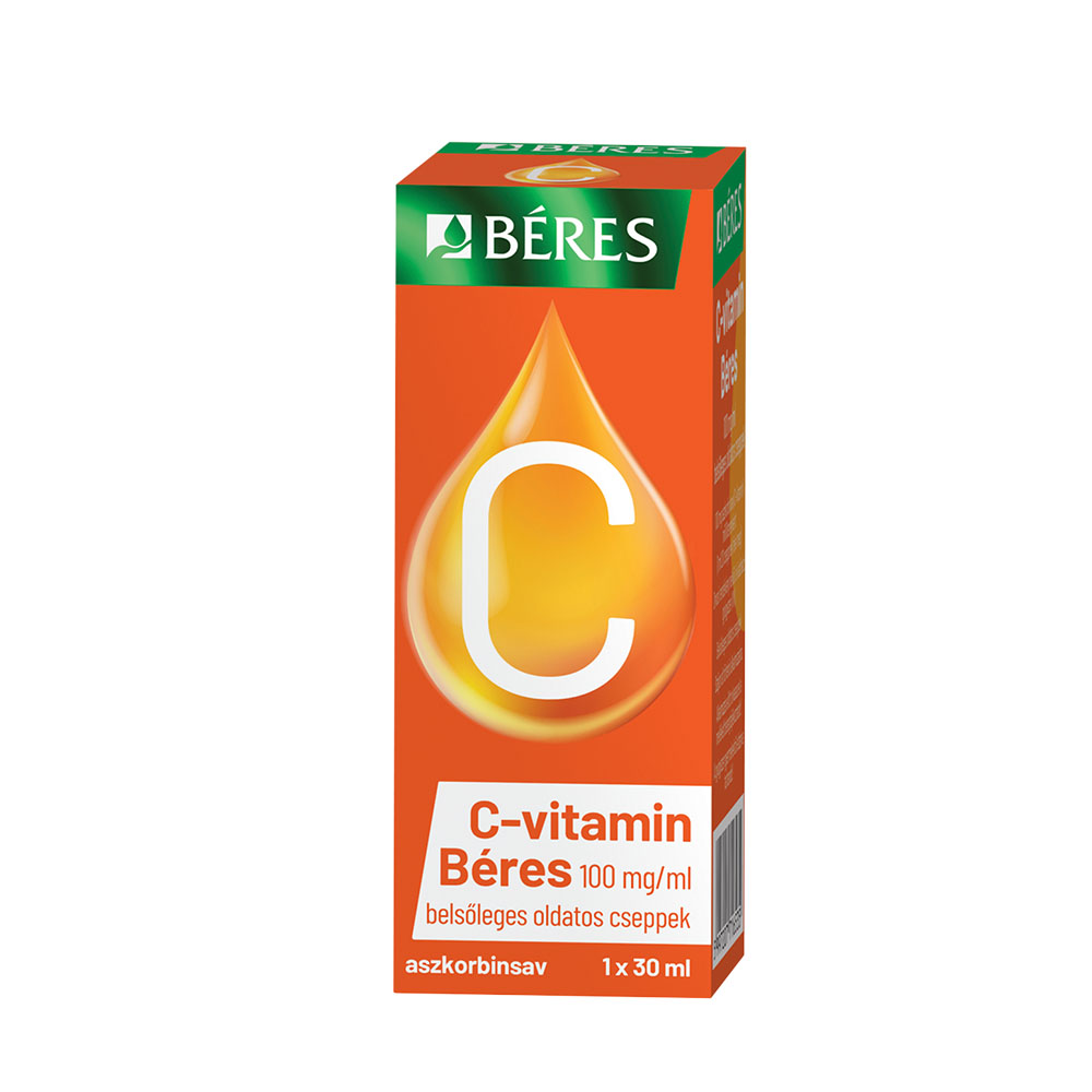 BÉRES C-vitamin 100 mg/ml belsőleges oldatos cseppek (30ml)