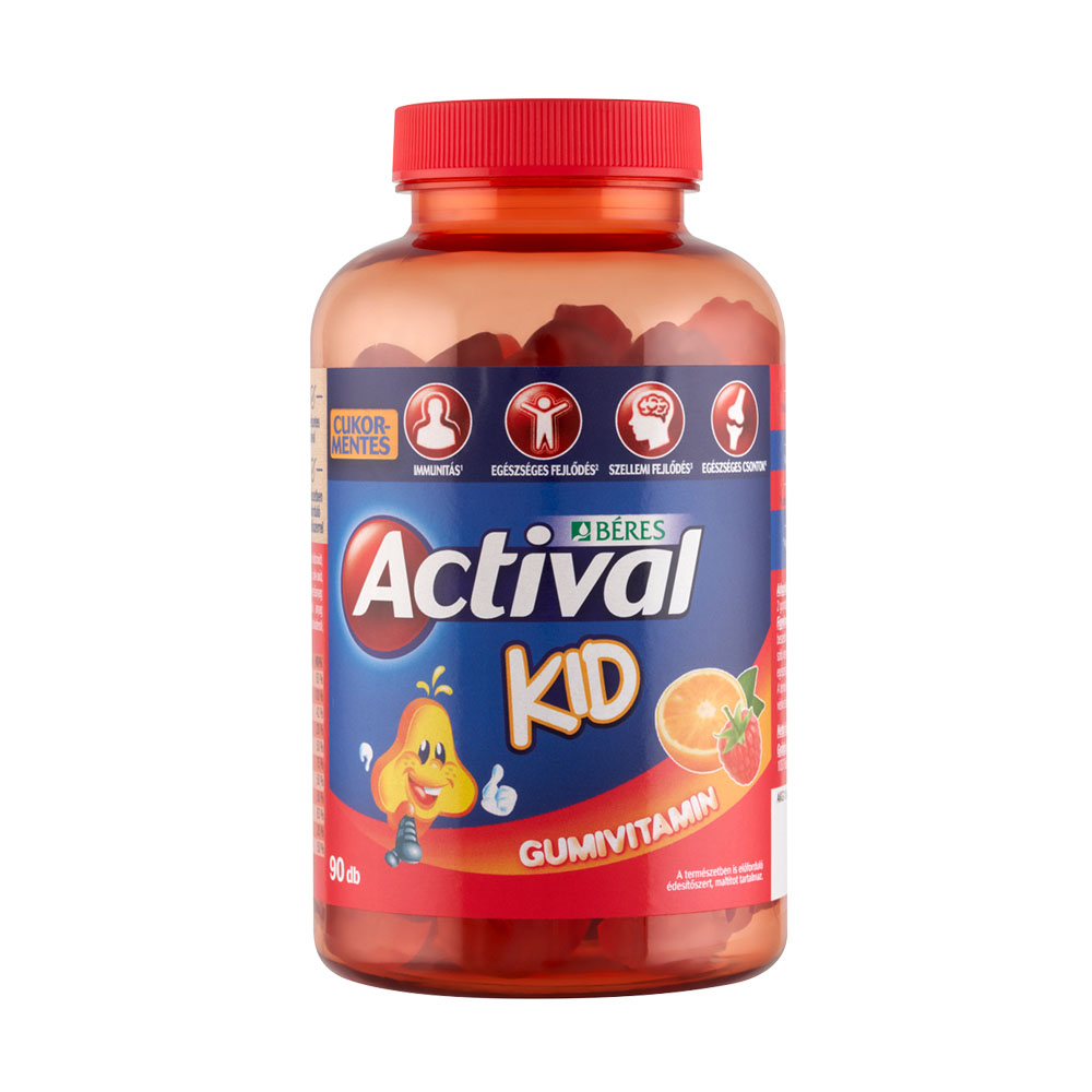 ACTIVAL Kid gumivitamin gumitabletta (90db)