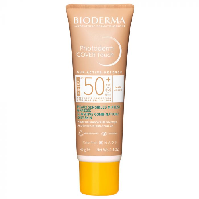 BIODERMA Photoderm COVER Touch MINERAL SPF50+ golden/arany (40g)