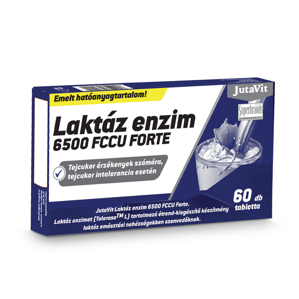 JUTAVIT Laktáz enzim 6500FCCU Forte tabletta (60db)