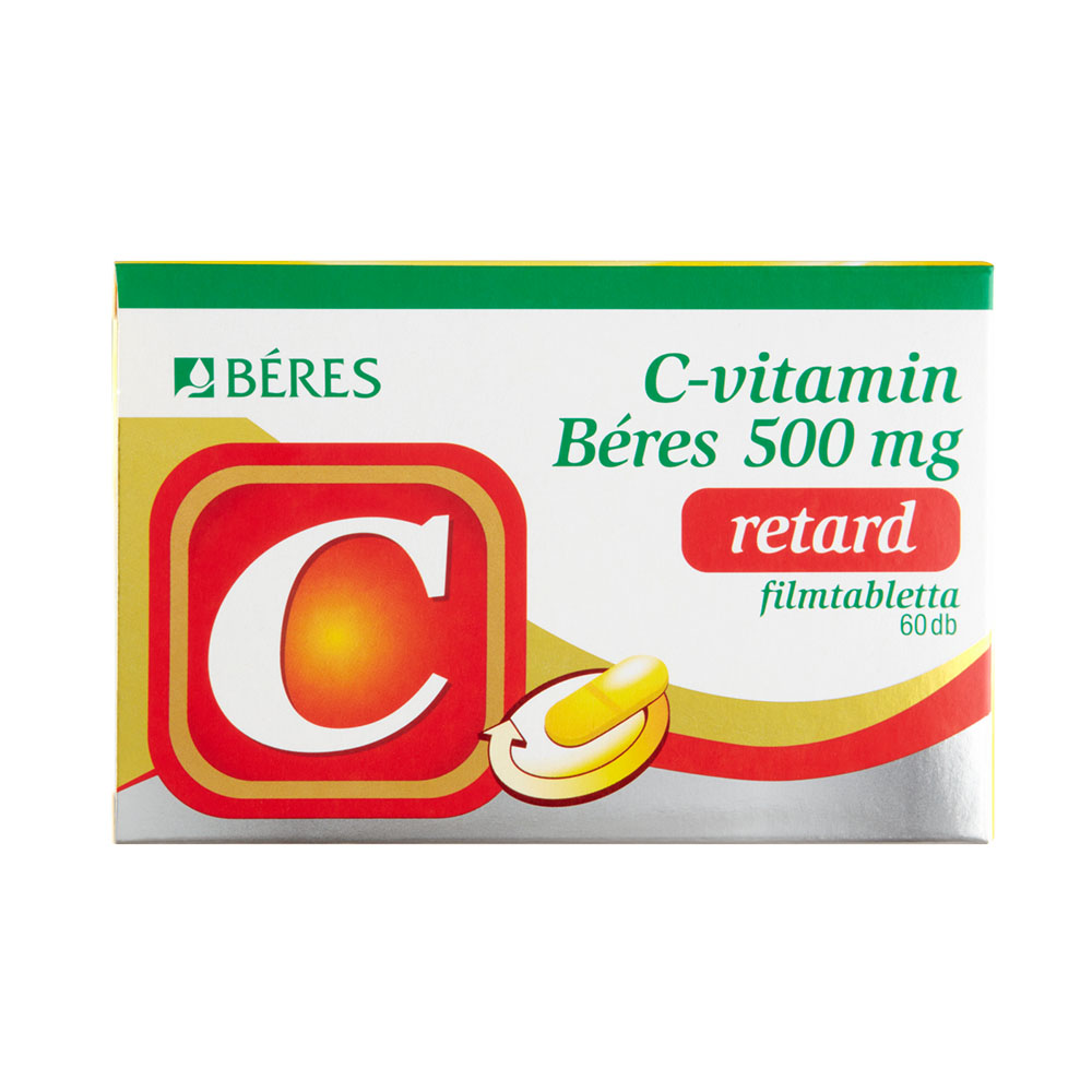 BÉRES C-vitamin 500mg retard filmtabletta (60db)