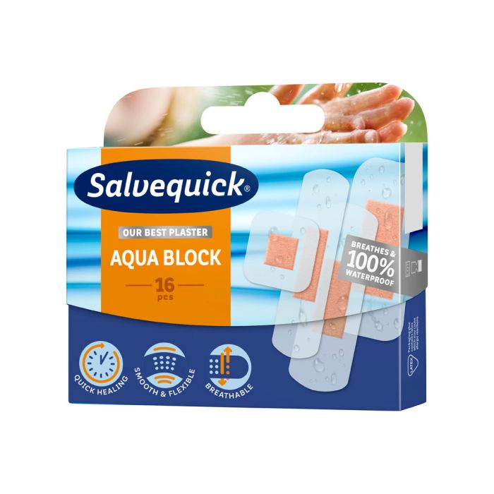 SALVEQUICK Aqua Block sebtapasz (16db)