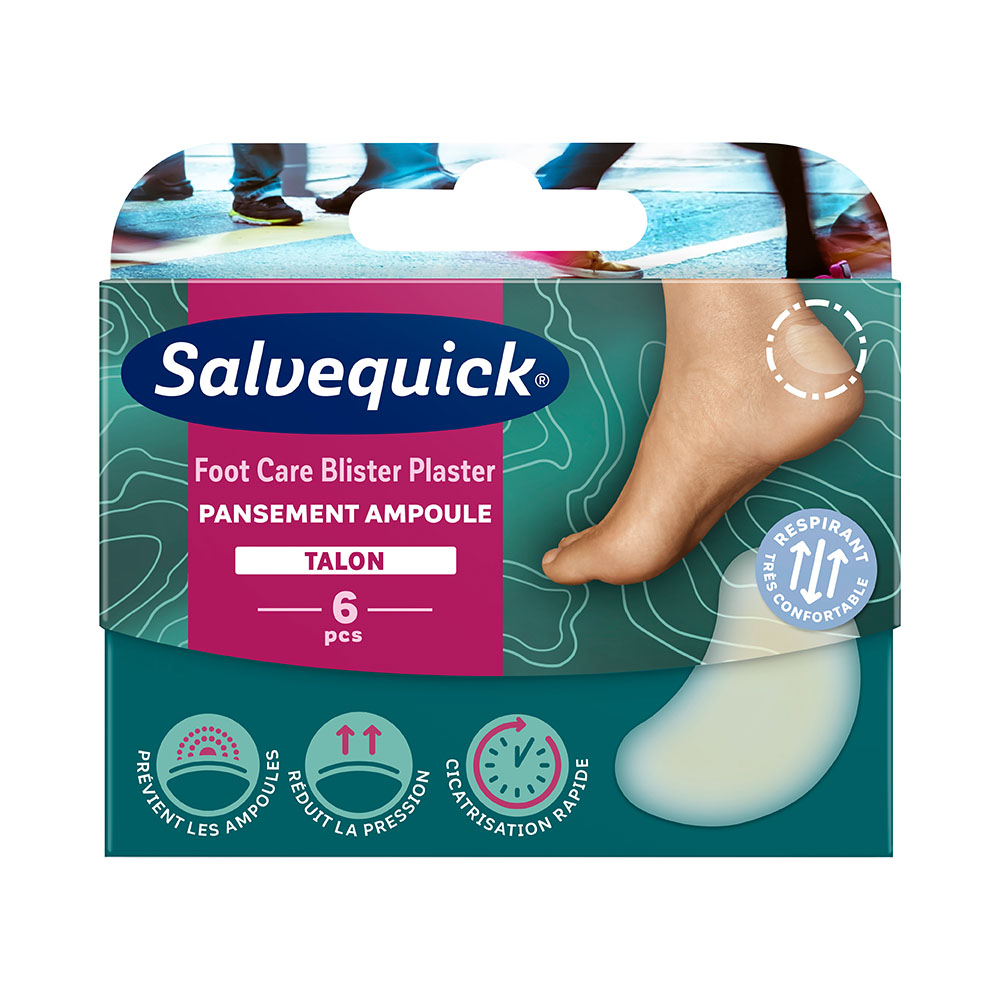 SALVEQUICK Sebtapasz hólyagra medium /sarokra (6db)