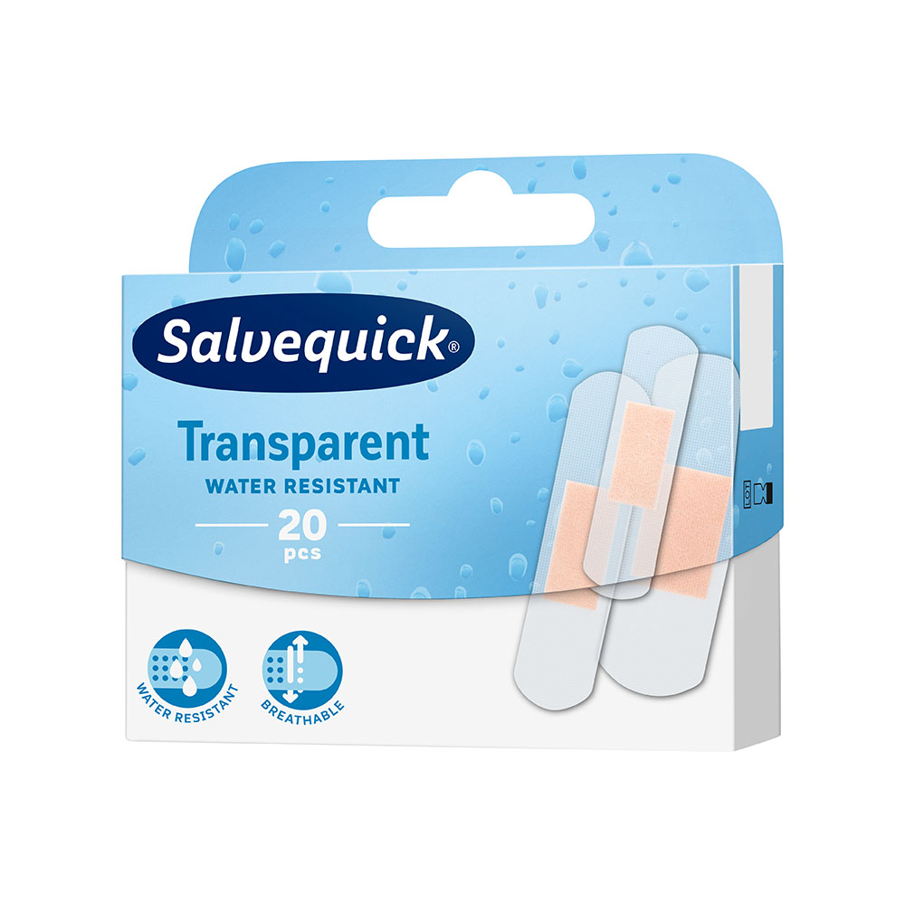 SALVEQUICK Átlátszó sebtapasz (20db)