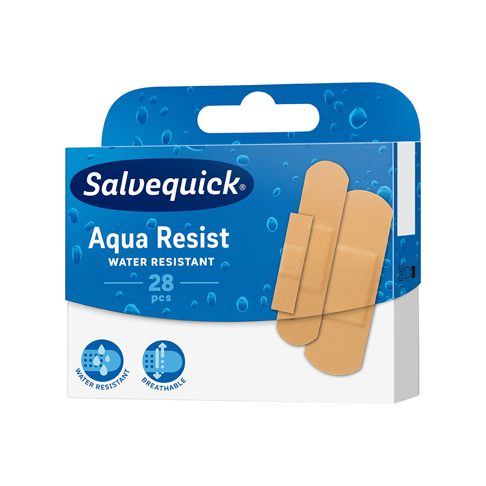 SALVEQUICK Aqua Resist vízálló sebtapasz (28db)