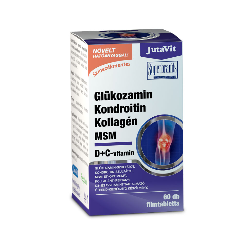 JUTAVIT Glükozamin Kondroitin Kollagén tabletta (60db)