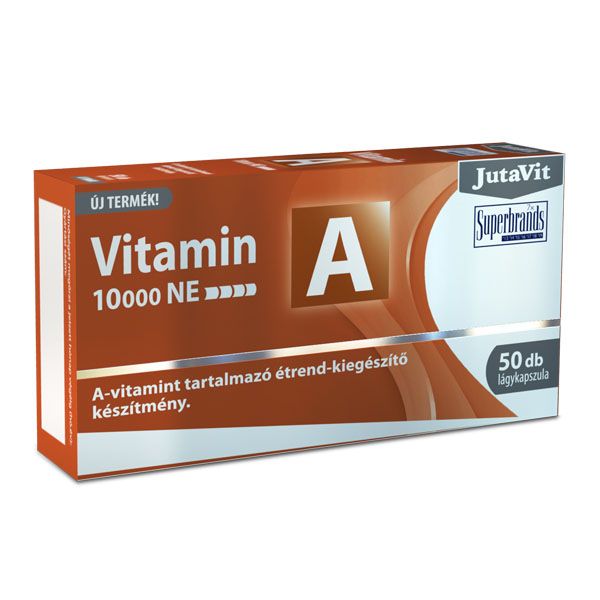 JUTAVIT A-vitamin 10000NE lágykapszula (50db)