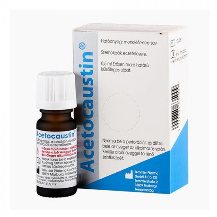 ACETOCAUSTIN szemölcsirtó oldat (1x 0,5ml)