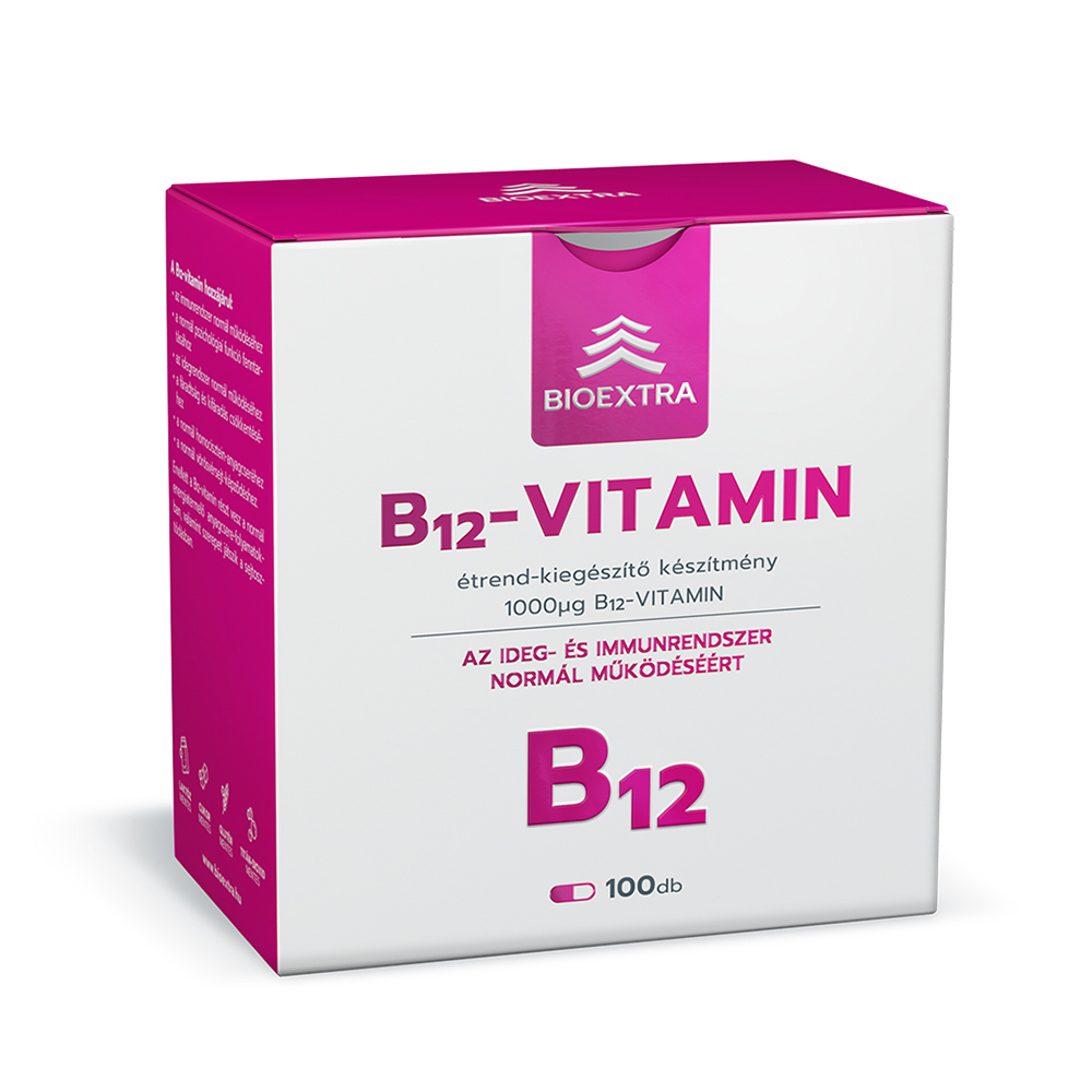 BIOEXTRA B12-vitamin 1000 μg kapszula (100db)