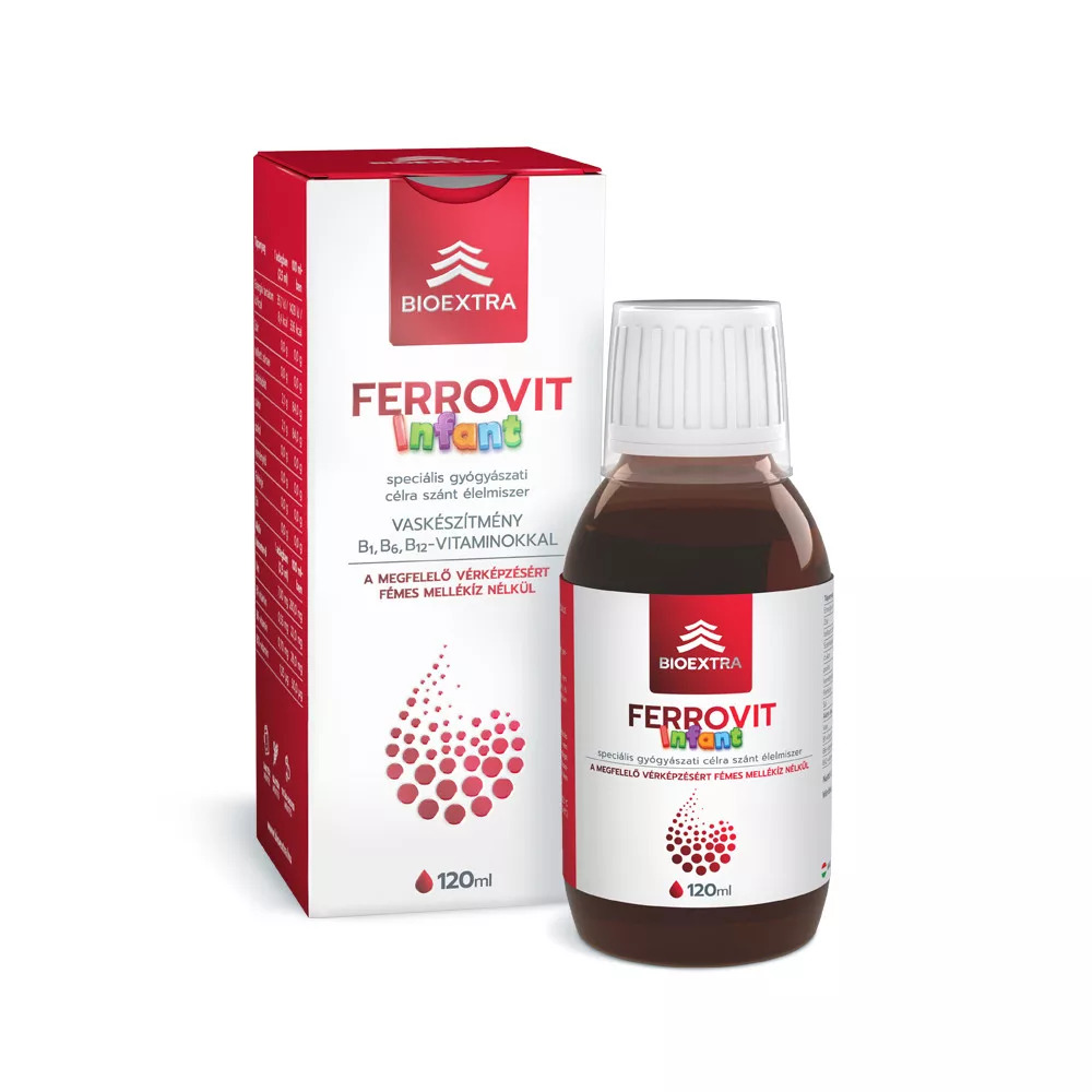 BIOEXTRA Ferrovit Infant speciális gyógyászati célra szánt élelmiszer (120ml)