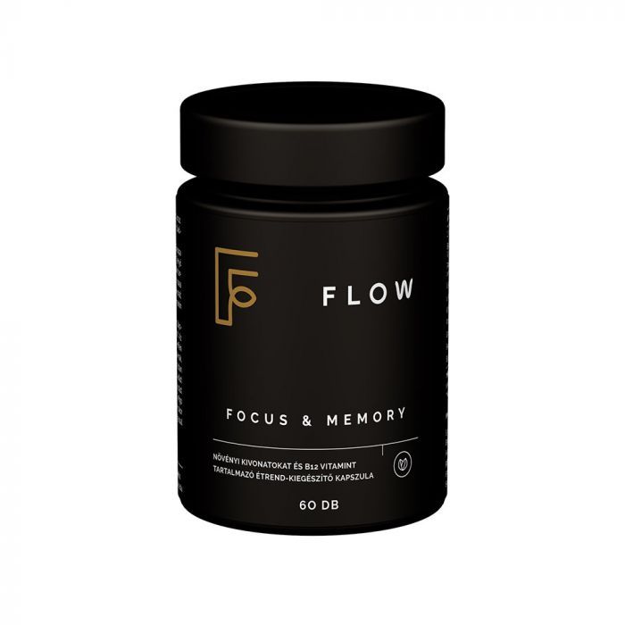 FLOW Focus & Memory agyserkentő és természetes energizáló  kapszula (60db)