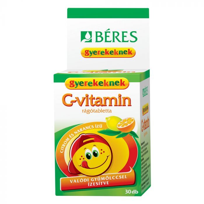 BÉRES C-vitamin rágótabletta gyerekeknek (30db)