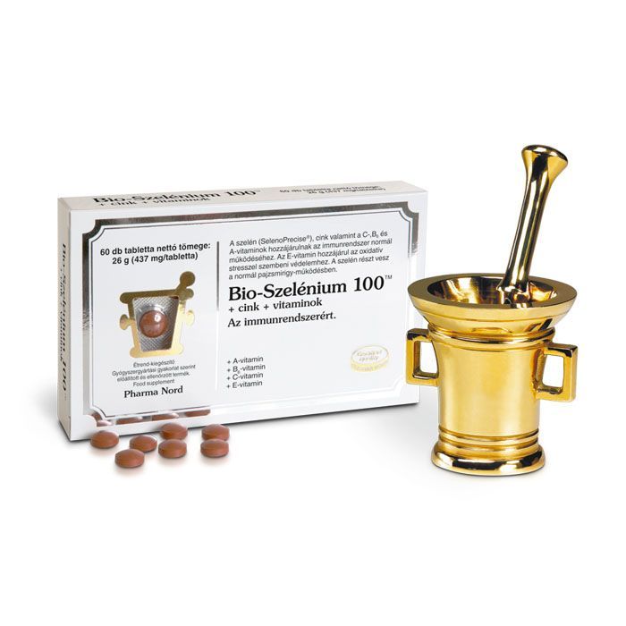 BIO-Szelénium 100TM + cink + vitaminok tabletta (60db)