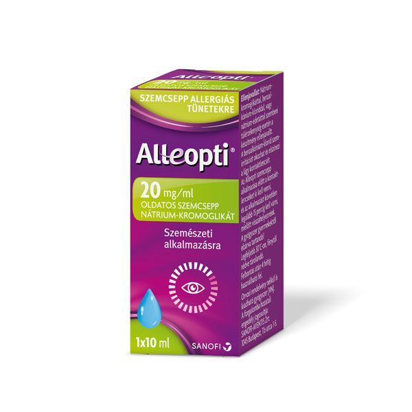 ALLEOPTI 20 mg/ml oldatos szemcsepp (10ml)