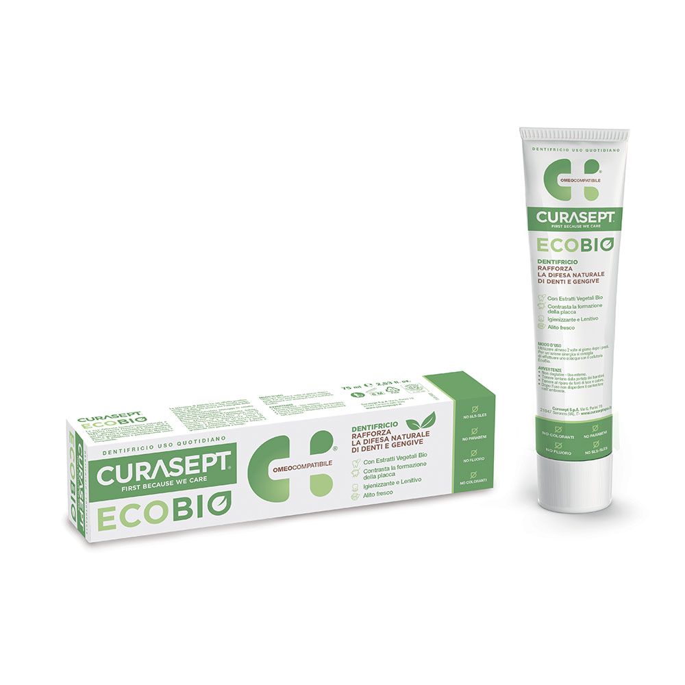 CURASEPT Ecobio fogkrém (75ml)