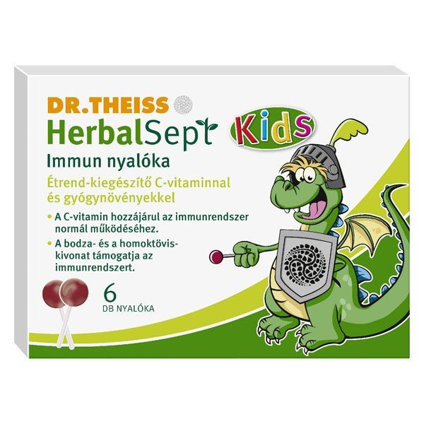 DR. THEISS HerbalSept Kids Immun nyalóka (6db)