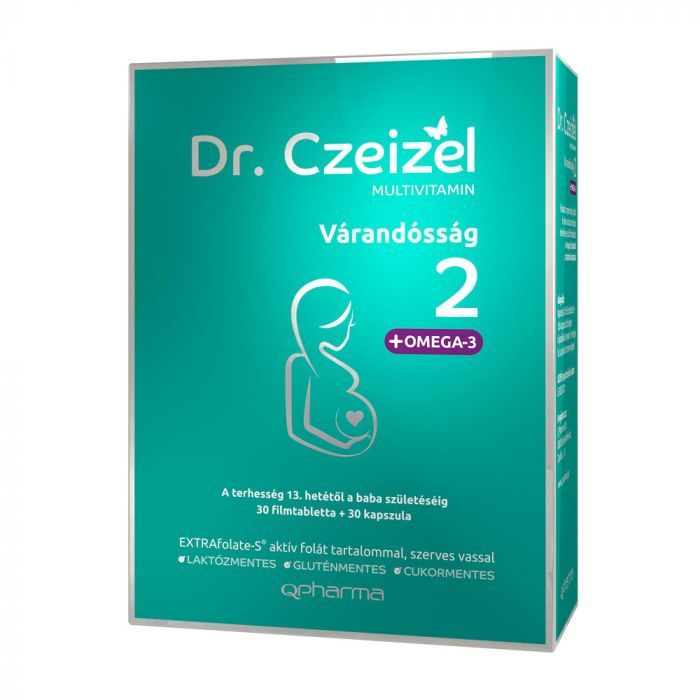 DR. CZEIZEL Várandósság 2 multivitamin filmtabletta + kapszula (30db+30db) 