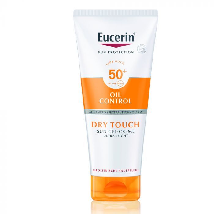 EUCERIN Sun Oil Control Dry Touch napozó krém-gél testre SPF50+ (200ml)
