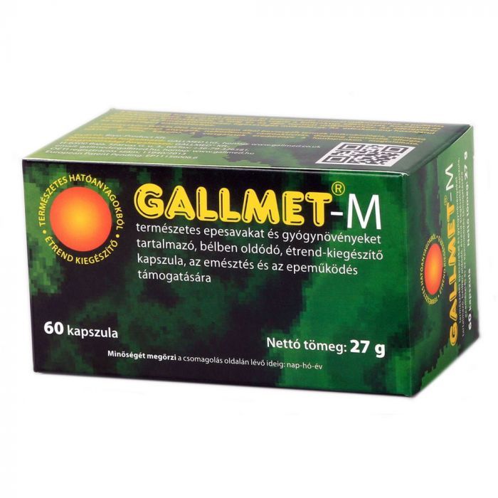 GALLMET-M gyógynövény kapszula (60db)
