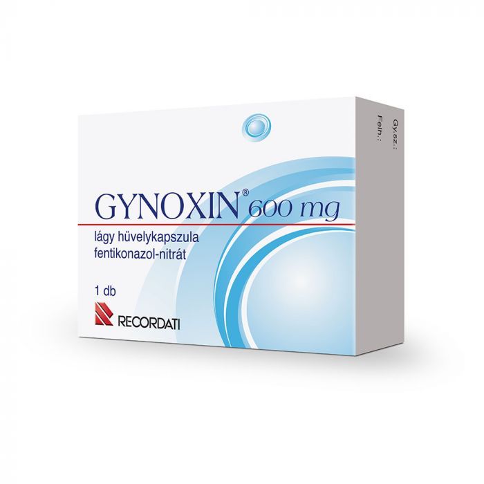GYNOXIN 600 mg lágy hüvelykapszula (1db) 