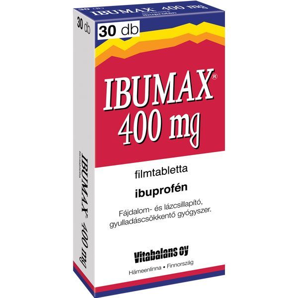 IBUMAX 400 mg filmtabletta (30db) 