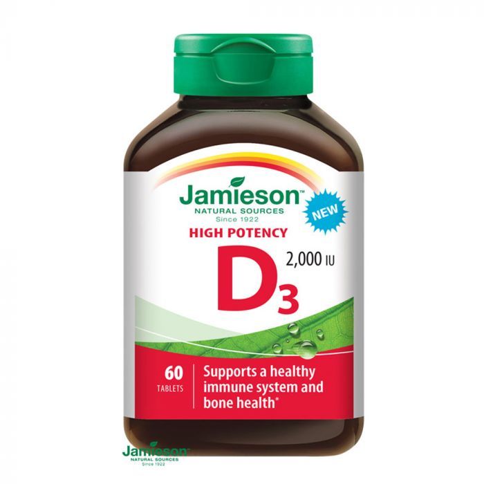 JAMIESON D3 vitamin 2000NE tabletta (60db)