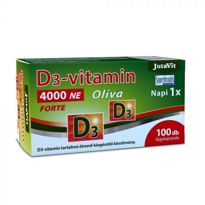 JUTAVIT D3-vitamin 4000NE Oliva FORTE kapszula (100db)