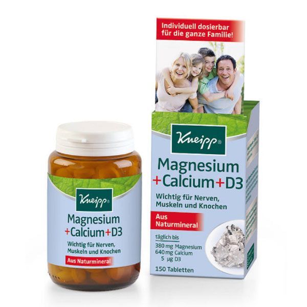 KNEIPP Magnézium + Kalcium + D3 vitamin tabletta (150db)