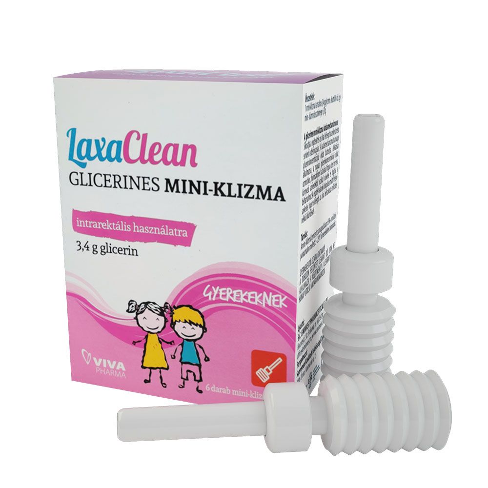 LAXACLEAN Glic Mini-Klizma gyermek (6db)