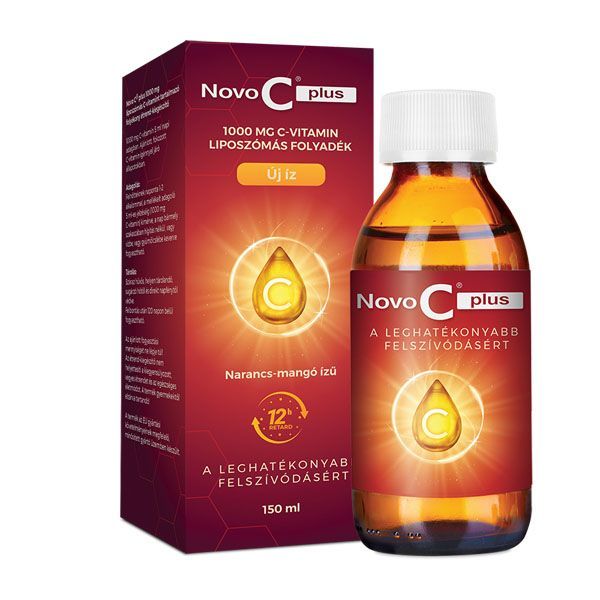 NOVO C Plus 1000mg C-vitamin liposzómás folyadék (150ml)