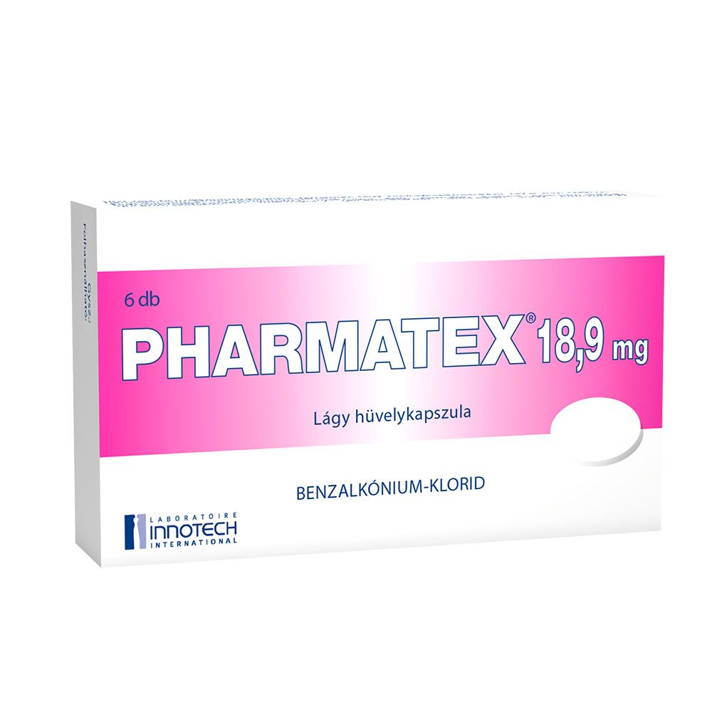 PHARMATEX 18,9 mg lágy hüvelykapszula (6db)