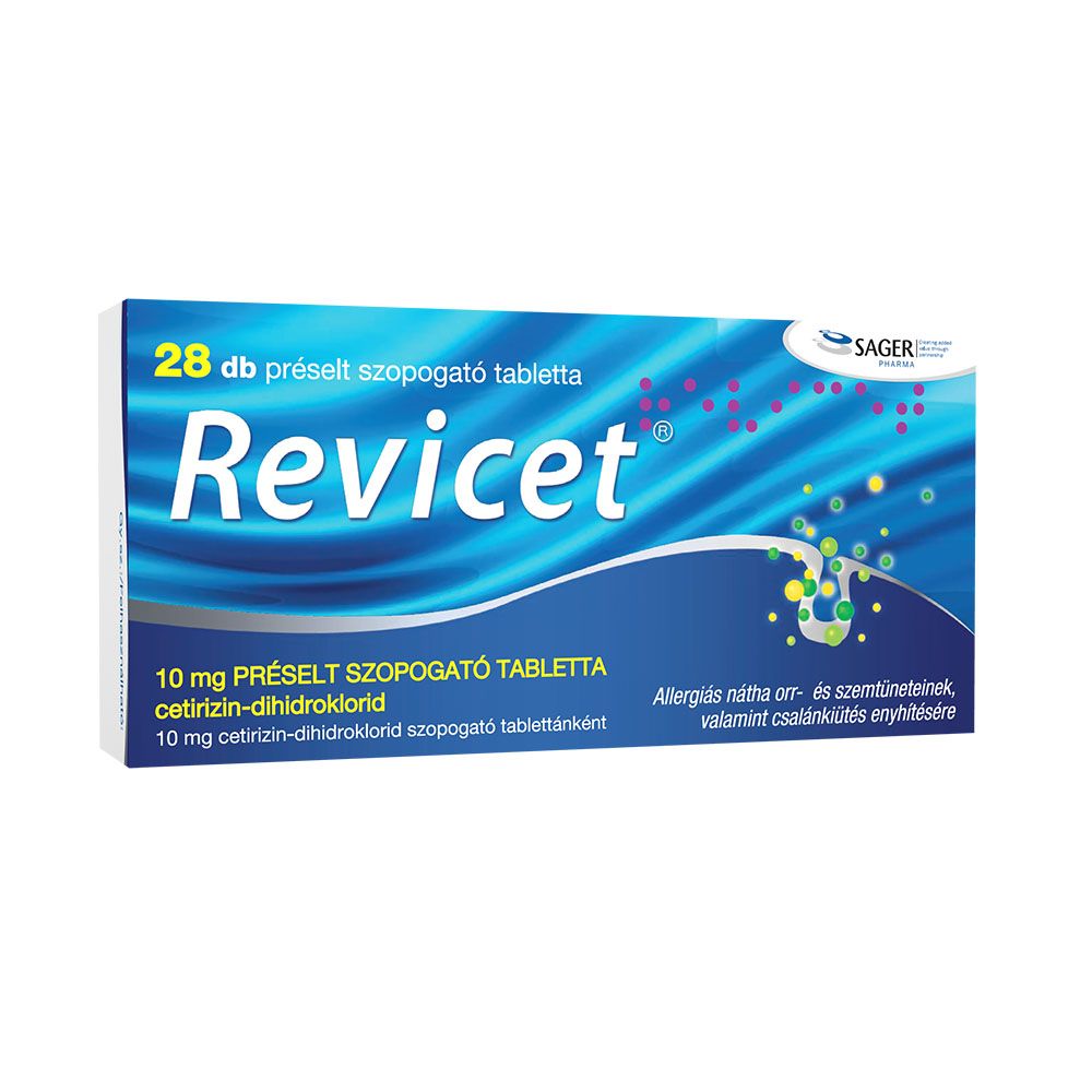 REVICET 10 mg préselt szopogató tabletta (28db)