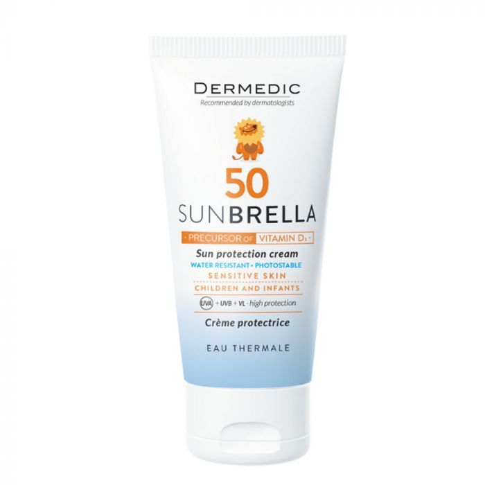 DERMEDIC Sunbrella Baby napfényvédő arckrém gyermekeknek és babáknak SPF50 (50ml)