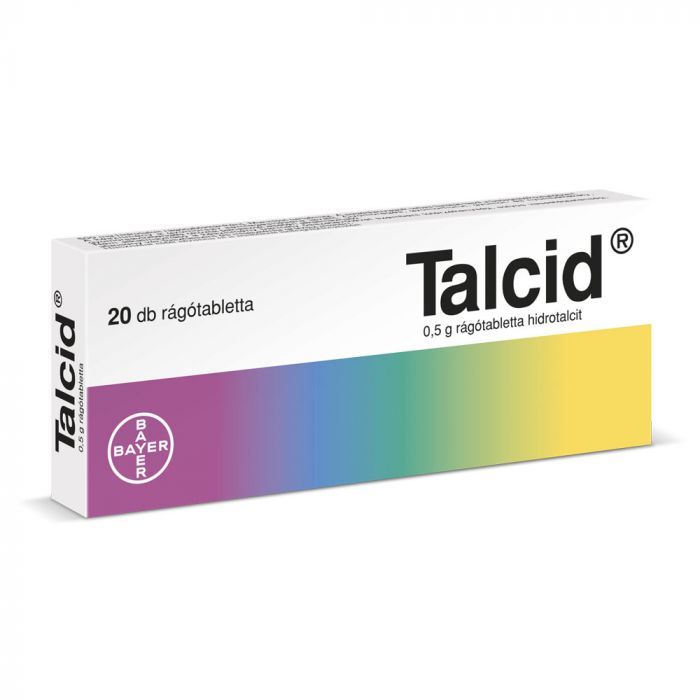 TALCID 0,5 g rágótabletta (20db)
