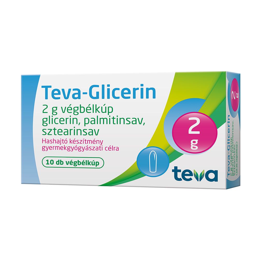 TEVA-Glicerin 2 g végbélkúp (10db)