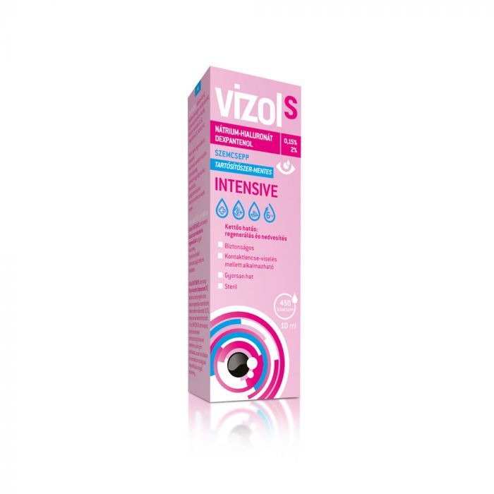 VIZOL S Intensive oldatos szemcsepp (10ml)