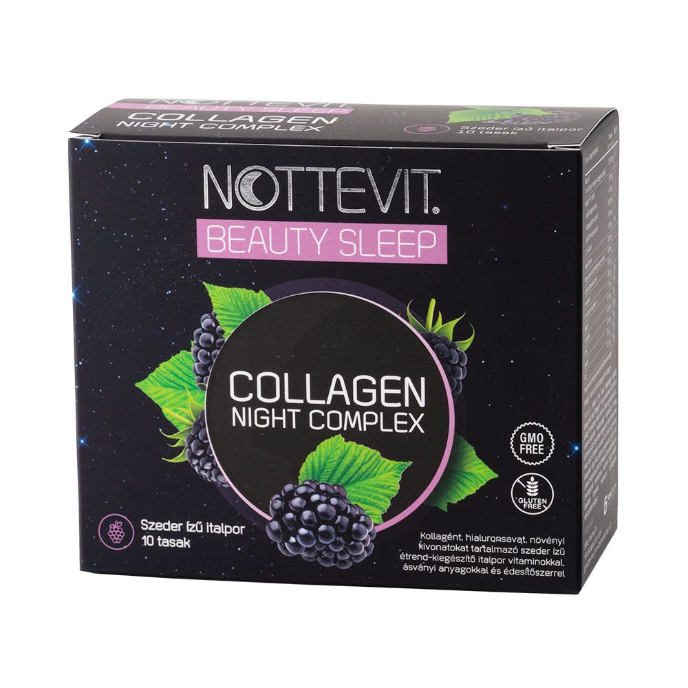 NOTTEVIT Beauty Sleep Collagen Night Complex szeder ízű italpor (10db)