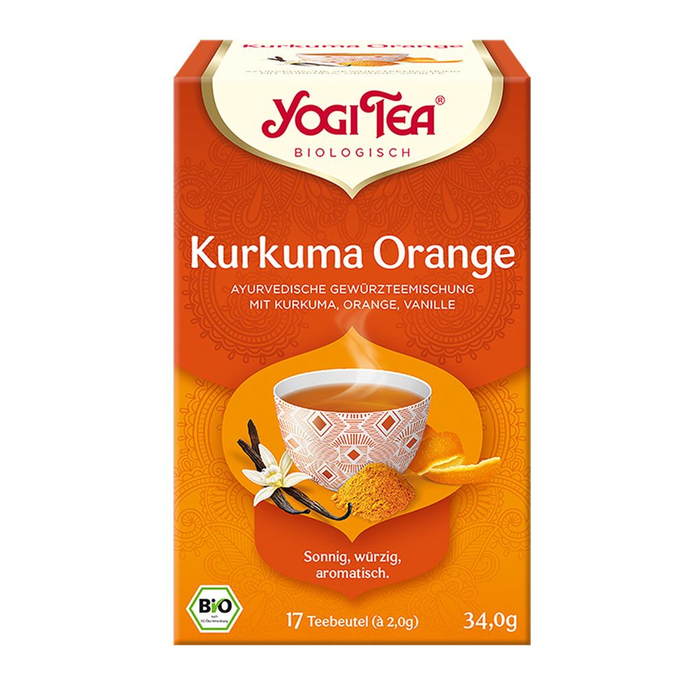 YOGI TEA Kurkuma narancs bio tea (17db)