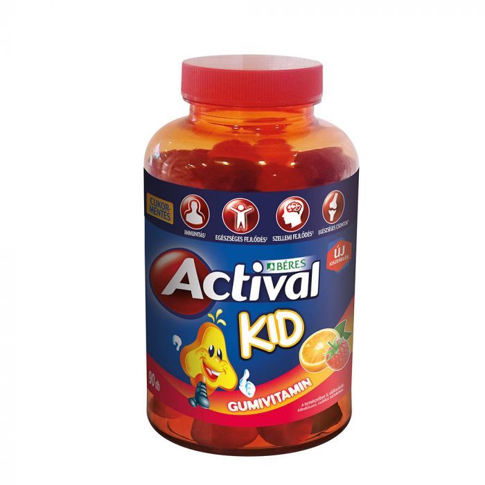 ACTIVAL Kid gumivitamin gumitabletta (90db)