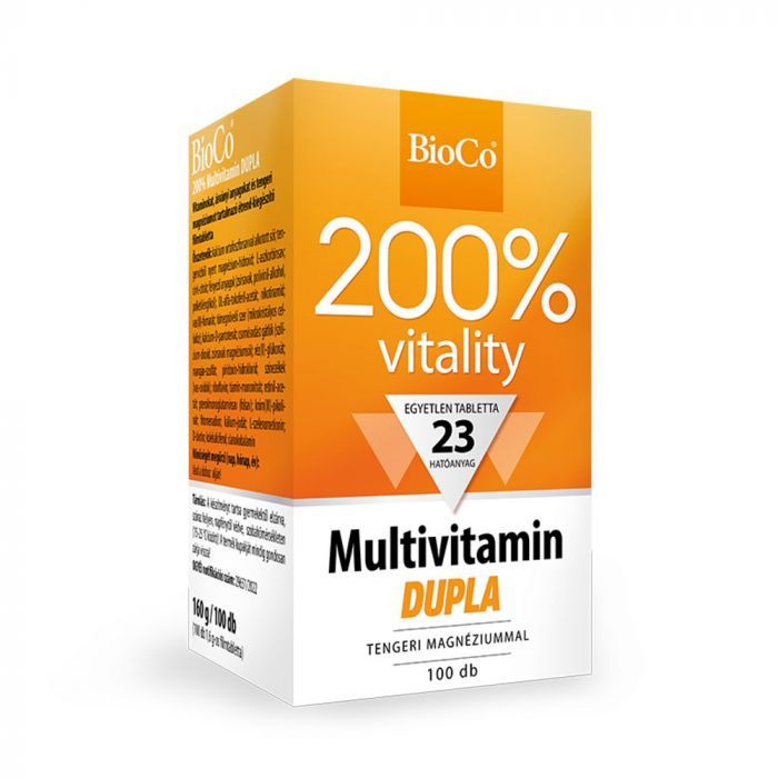 BIOCO 200% Multivitamin dupla filmtabletta (100db)