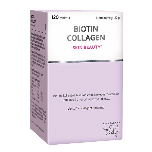 BIOTIN Collagen Skin Beauty tabletta Vitabalans (120db)