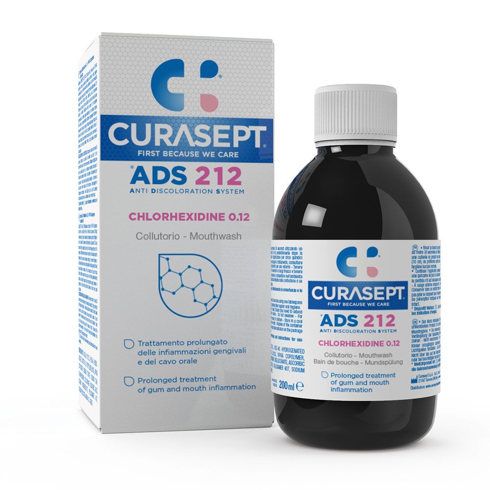 CURASEPT ADS 212 klórhexidin tartalmú szájöblögető (200ml)