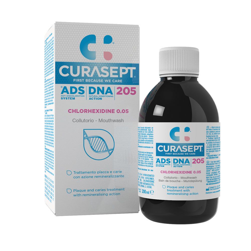 CURASEPT ADS DNA 205 klórhexidin tartalmú szájöblögető (200ml)