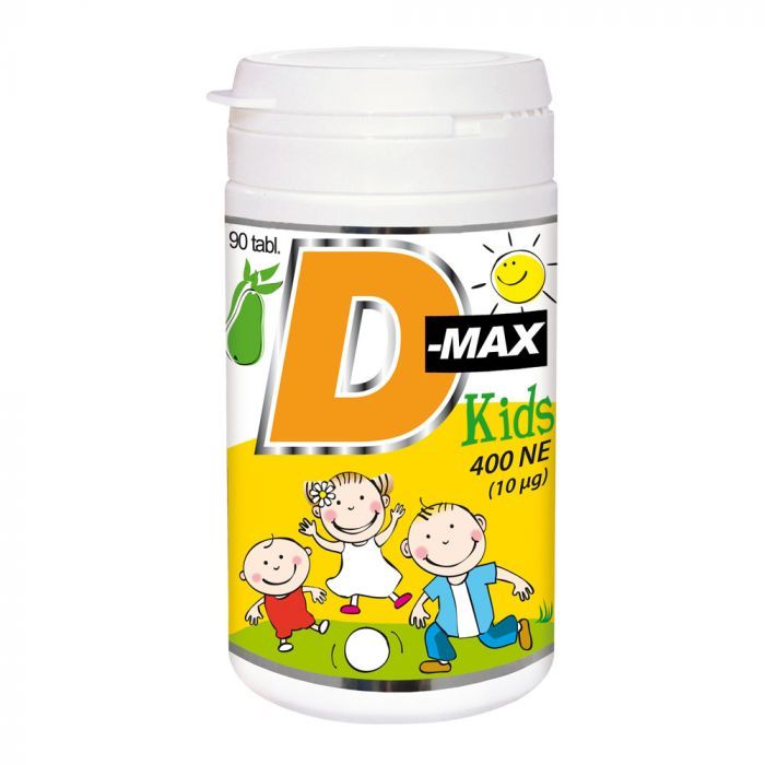 D-MAX Kids D3-vitamin 400NE rágótabletta (90db)